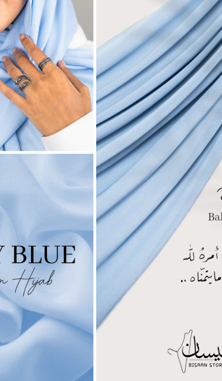 Baby blue Scarf