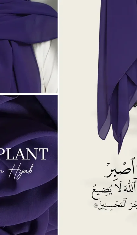 Eggplant Scarf