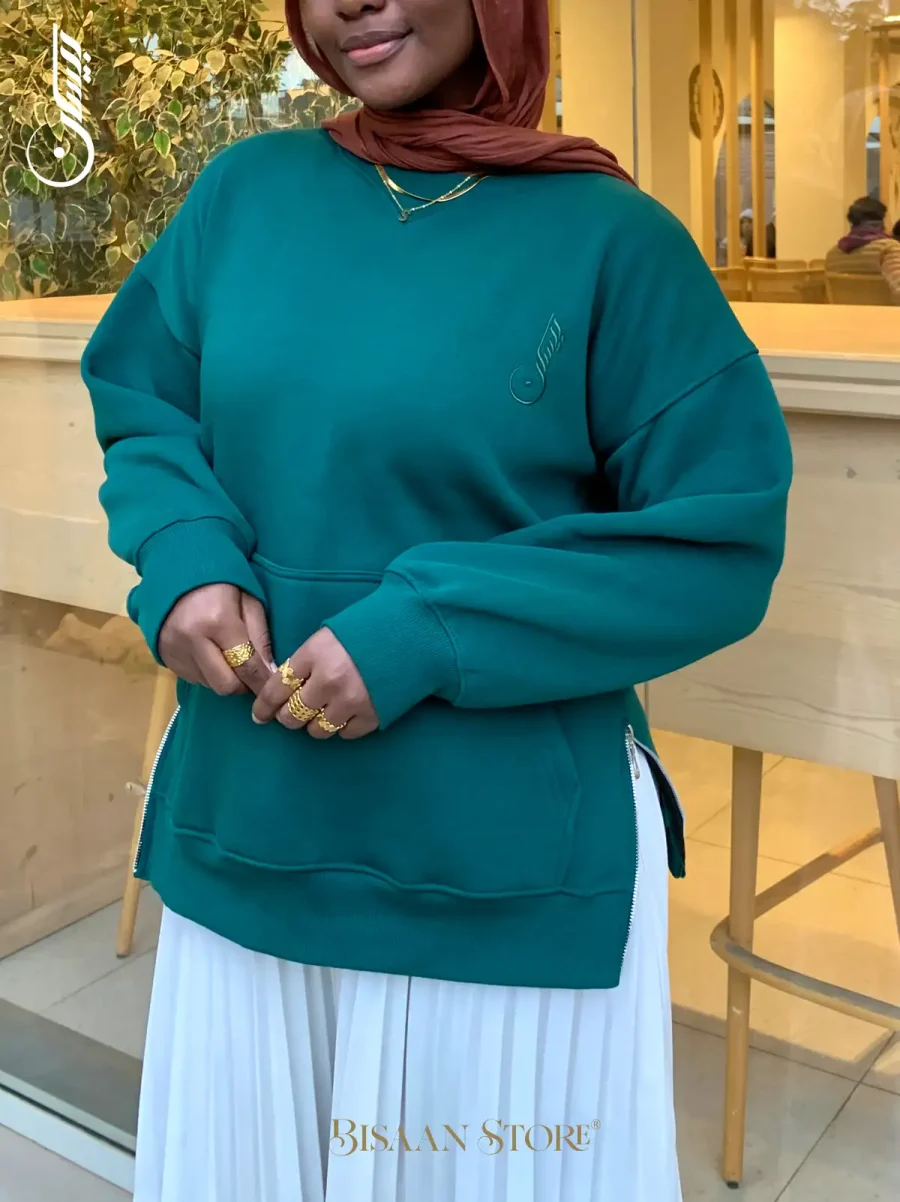 Hoodie (Pine Green) - Image 4