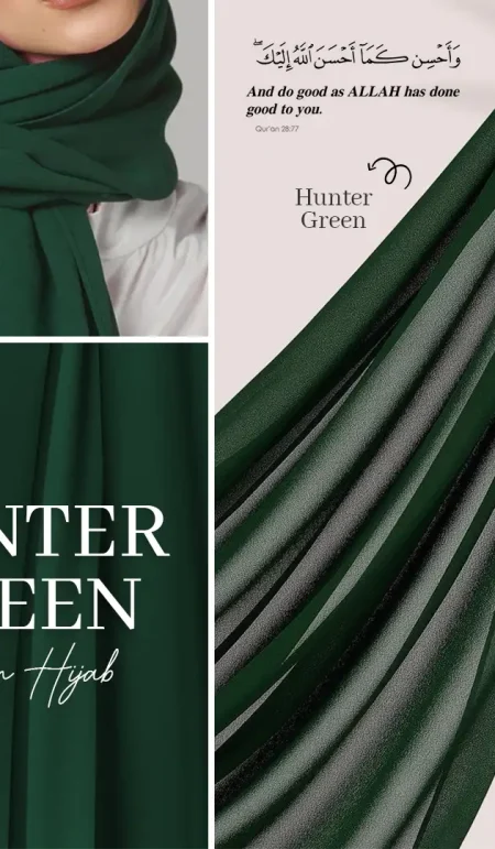 Hunter green Scarf