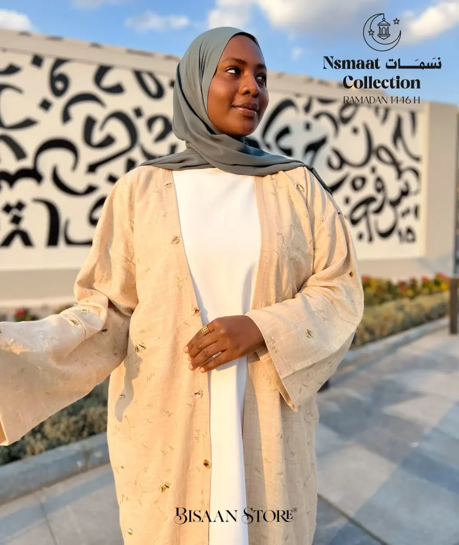 Linen hand made caftan - Image 4