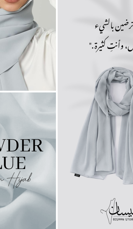Powder blue Scarf
