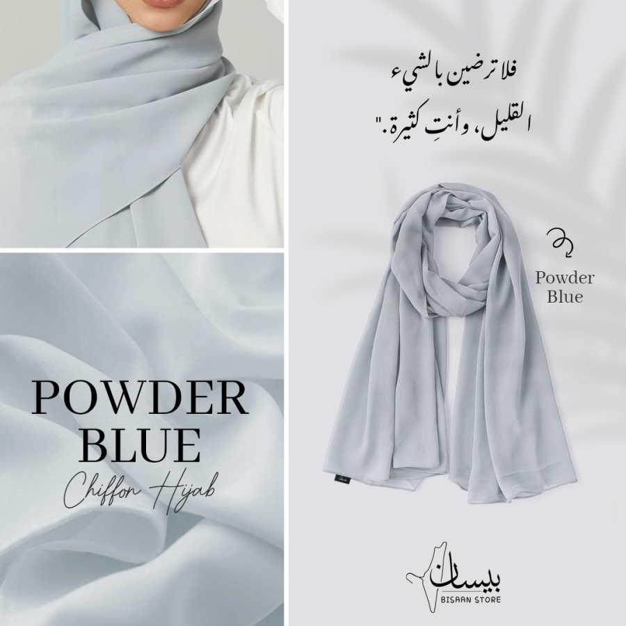 Powder blue Scarf