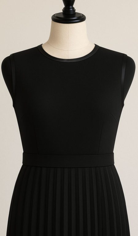 Sleeveless Pleated Basic
