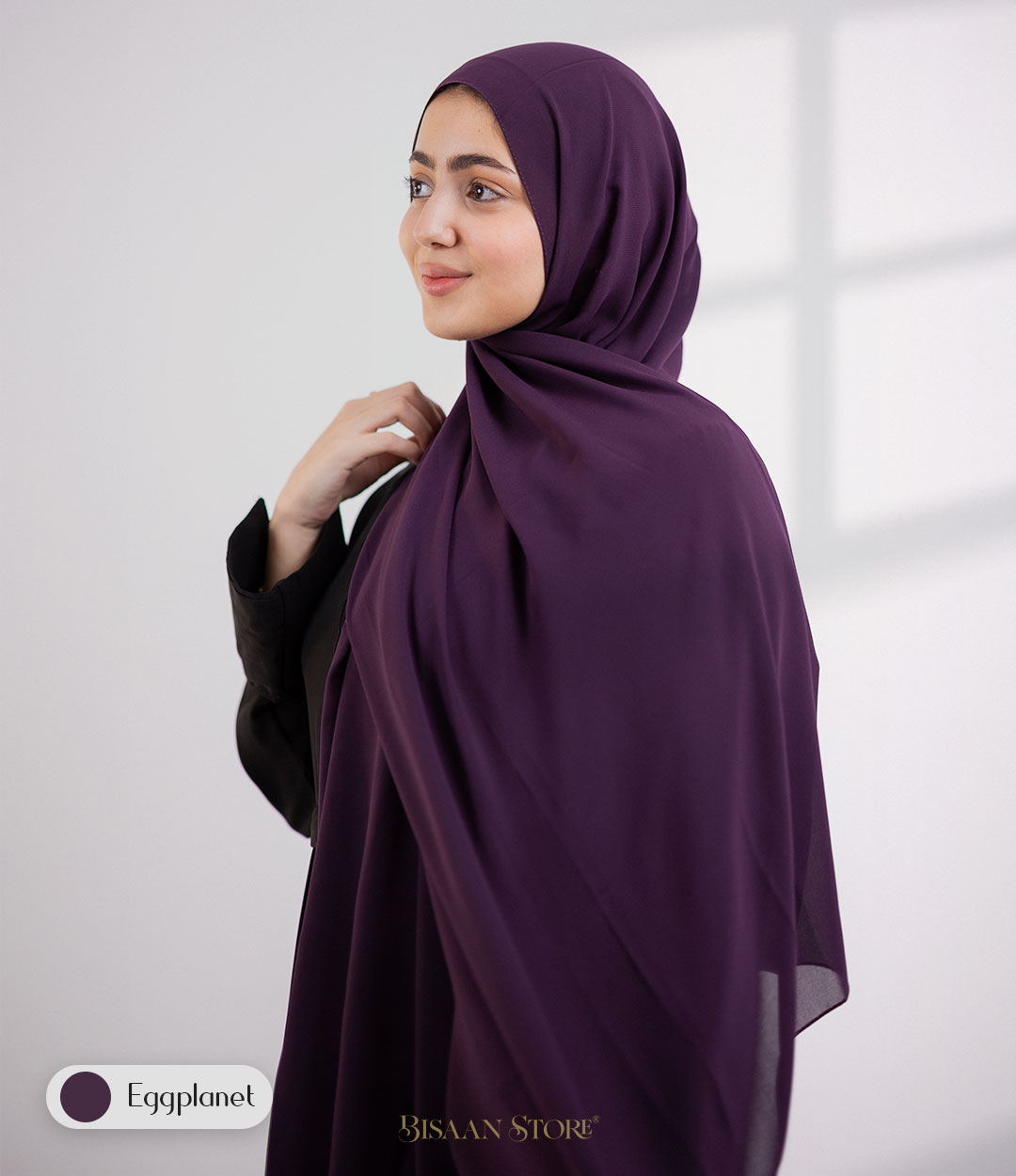Eggplant Scarf