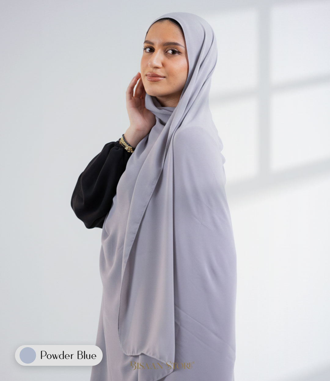 Powder blue Scarf